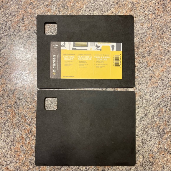 Epicurean Kitchen Set Of 2 Epicurean Modern Black Paper Composite Cutting Boards 8x6 Poshmark